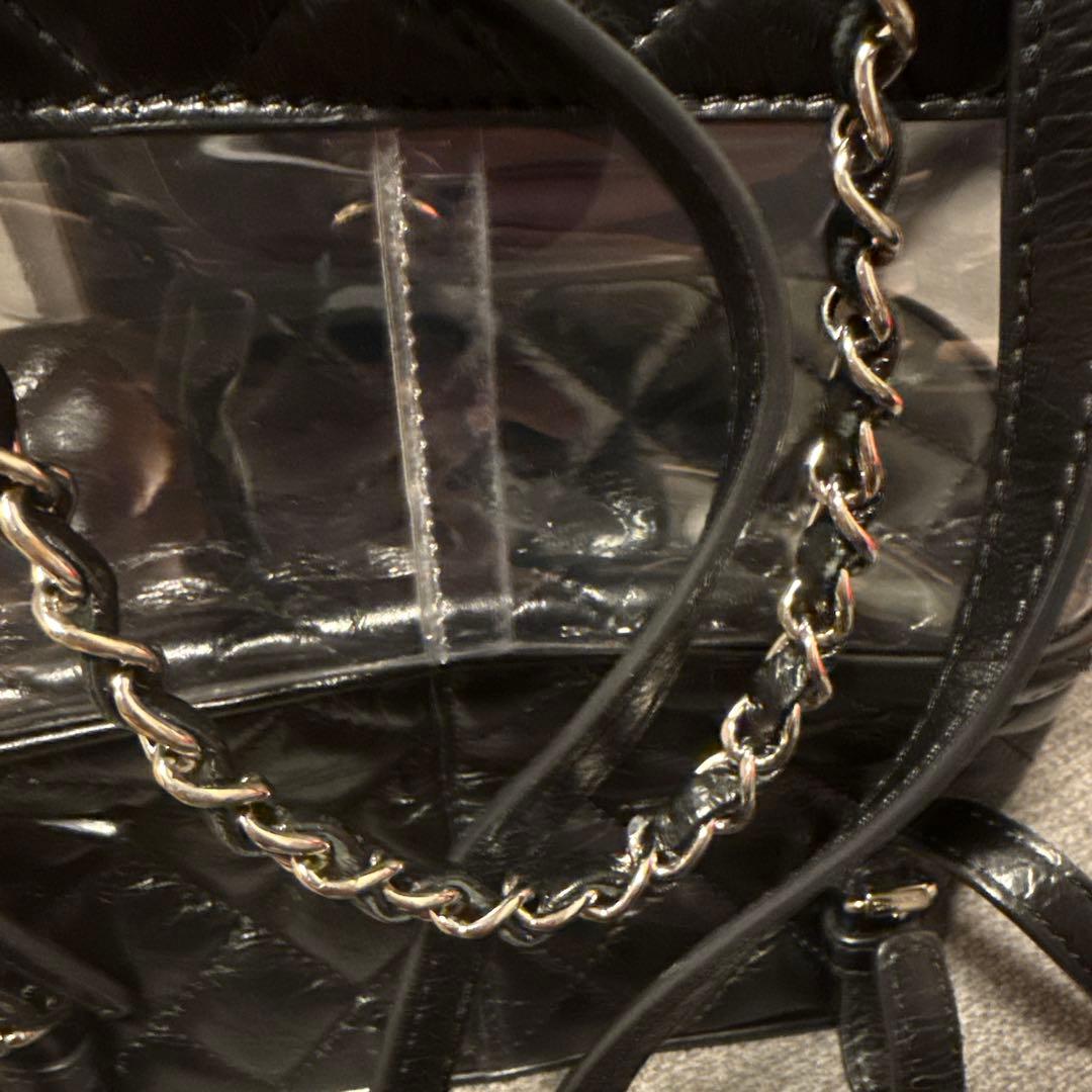 【美品】Chanel ブラック ショルダーバッグ