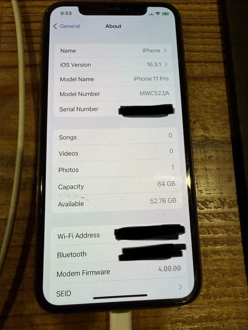 iPhone 11 Pro 64gb simフリー