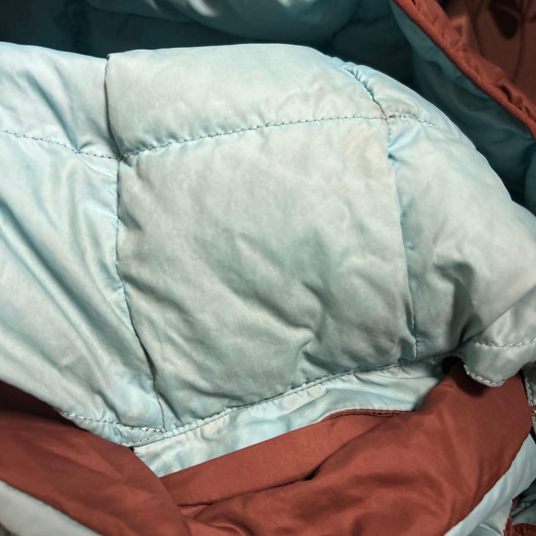 モンベル　リバーシブル　短丈　ダウンジャケット　y2k ストリート