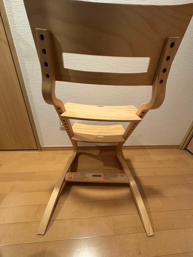 正規品　Leander リエンダー ハイチェア　木製 キッズチェア