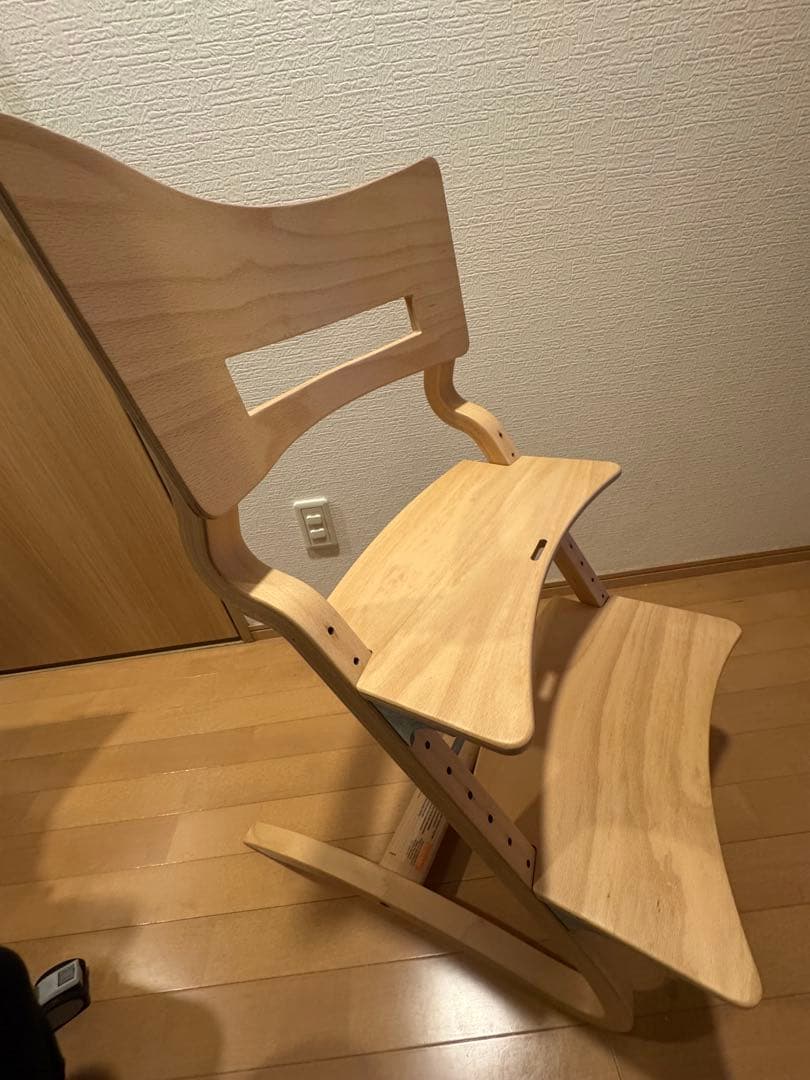 正規品　Leander リエンダー ハイチェア　木製 キッズチェア