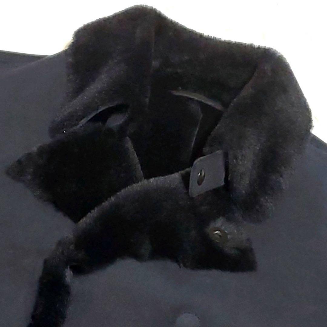 エンポリオアルマーニ ムートン ラムレザー 羊革ジャケット 46 シープスキン