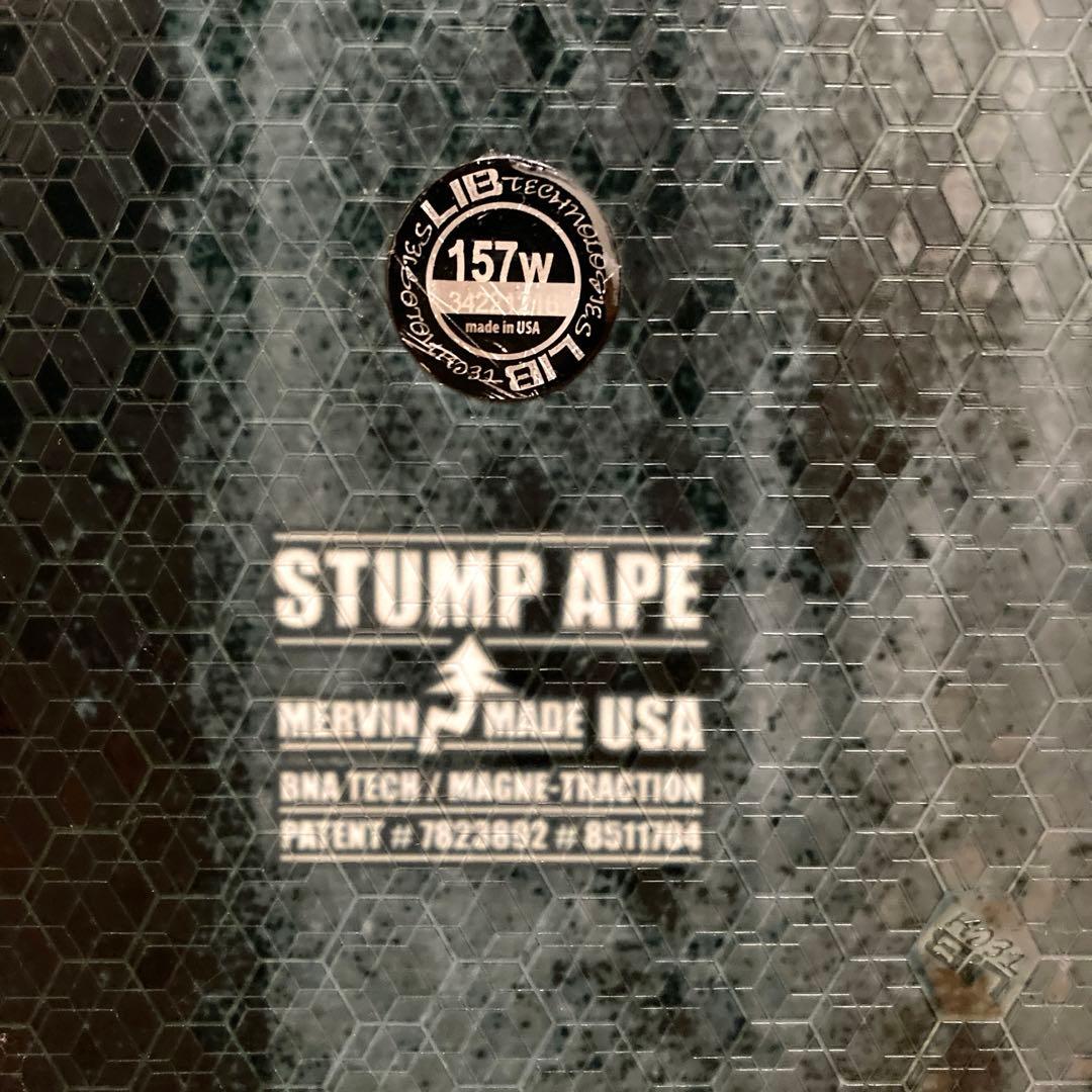 レア！21-22 LIBTECH STUMP APE 157W スタンプエイプ