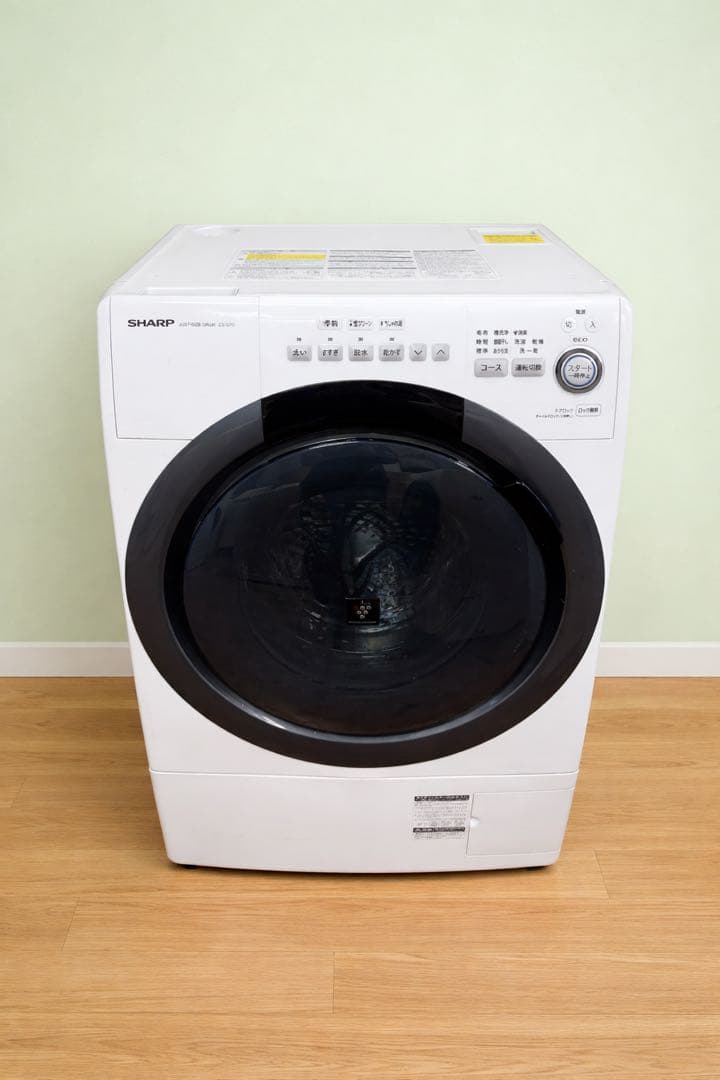 SHARP ドラム式洗濯機 ES-S7E-WL 7.0/3.5kg 2020年製