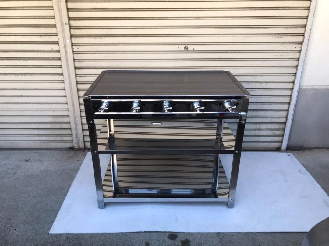 ９０×５５【新品　グリドル　鉄板焼　グリラー】台付　天板１枚　お好み焼きそば　祭