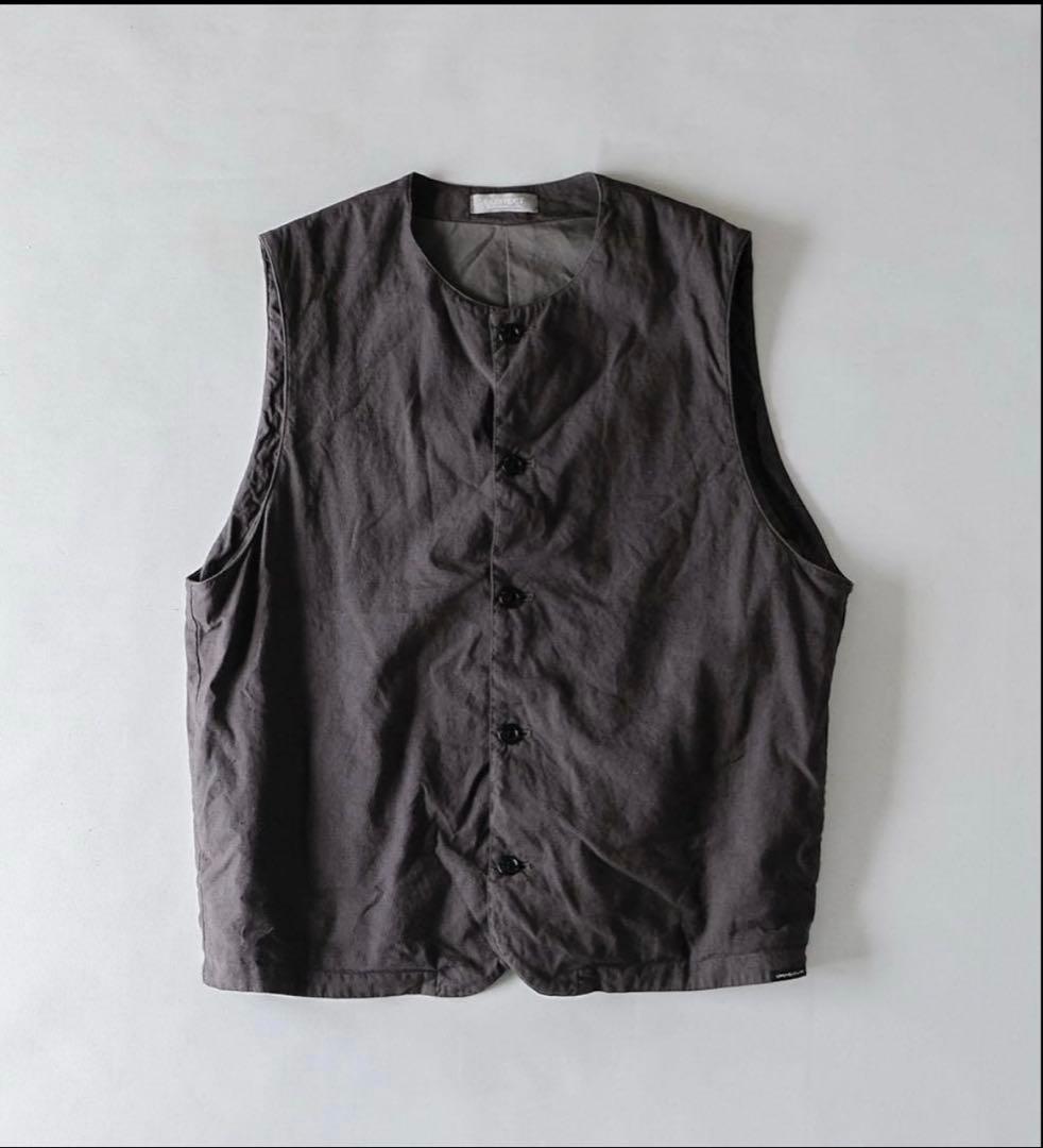 CONFECT UpcycleLino ポプリン クルーネックベスト