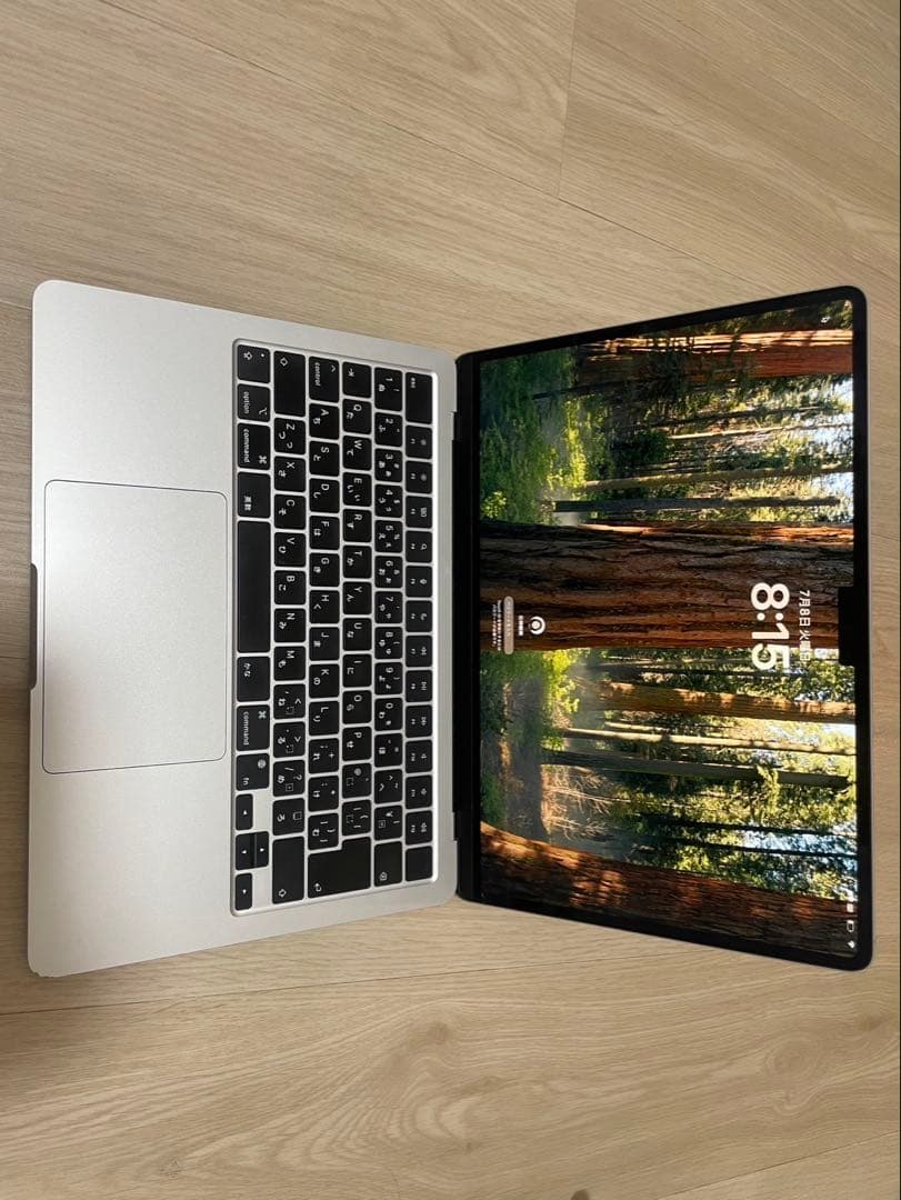 MacBookAir M2 【512GBにストレージＵP、人気シルバー色】