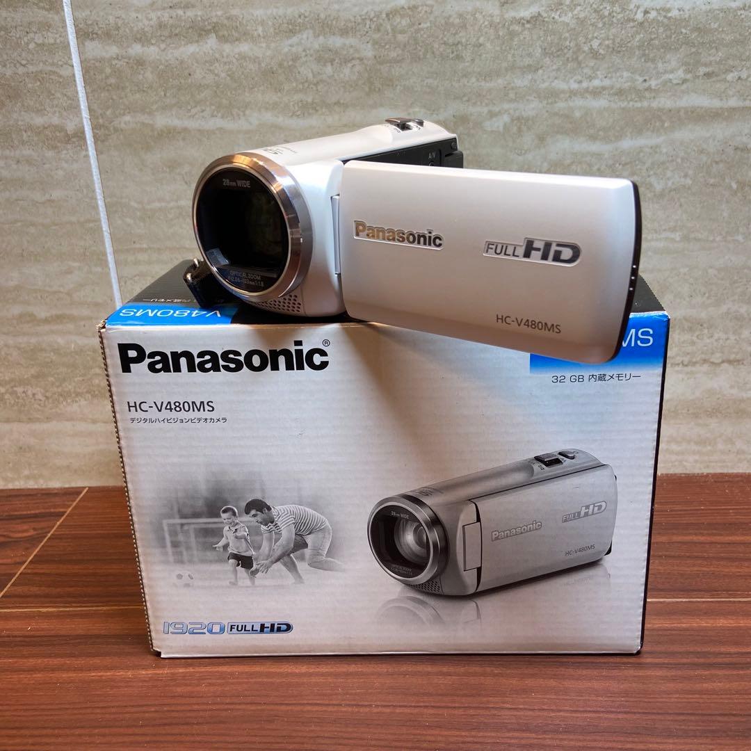 Panasonic HC-V480MS ビデオカメラ ほぼ新品 4092