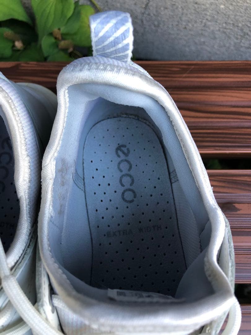 372番 美品ECCOゴルフシューズ 37 23.5cmスパイクレスゴアテックス