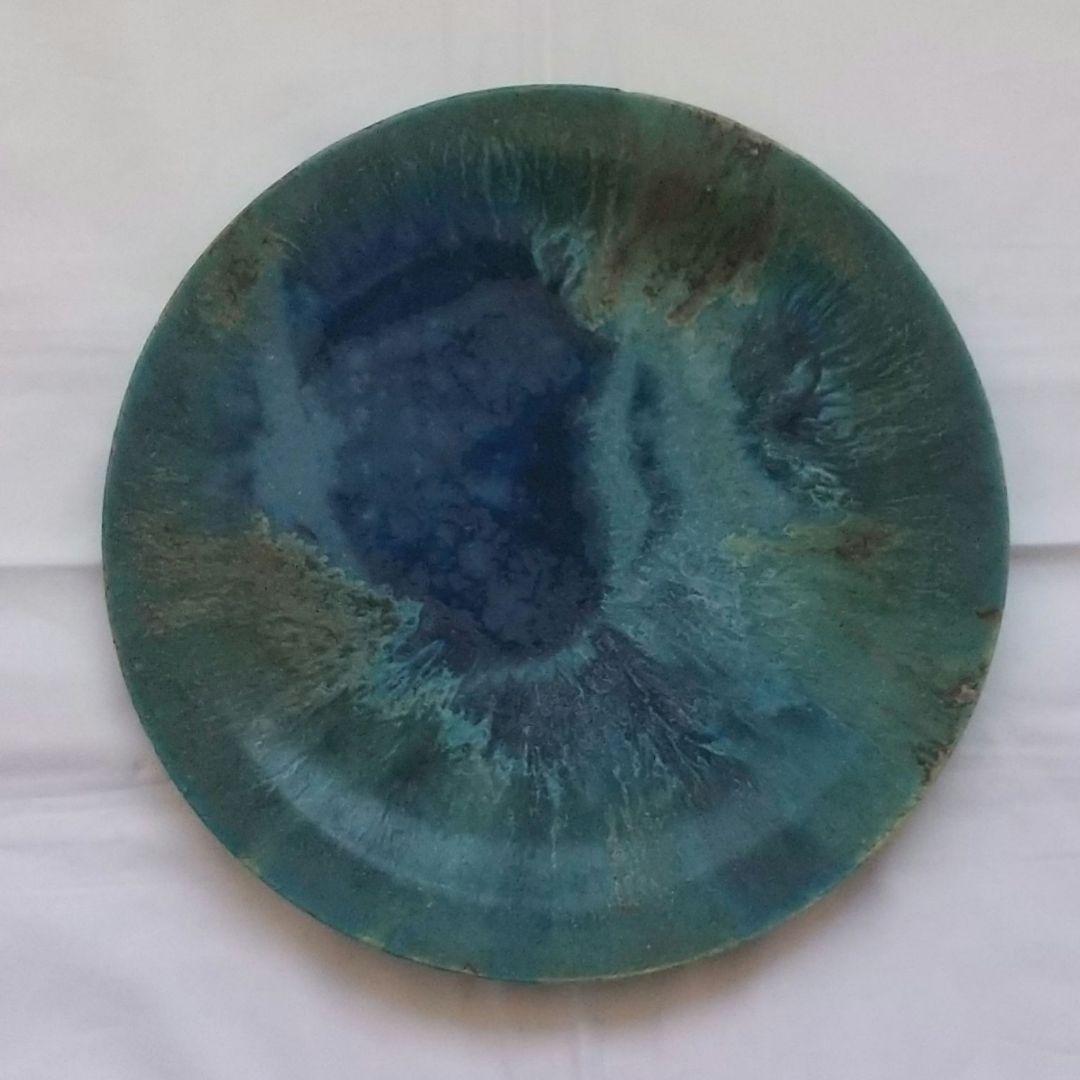 うつわとけし あおよ さん 作家もの 一点もの 大皿