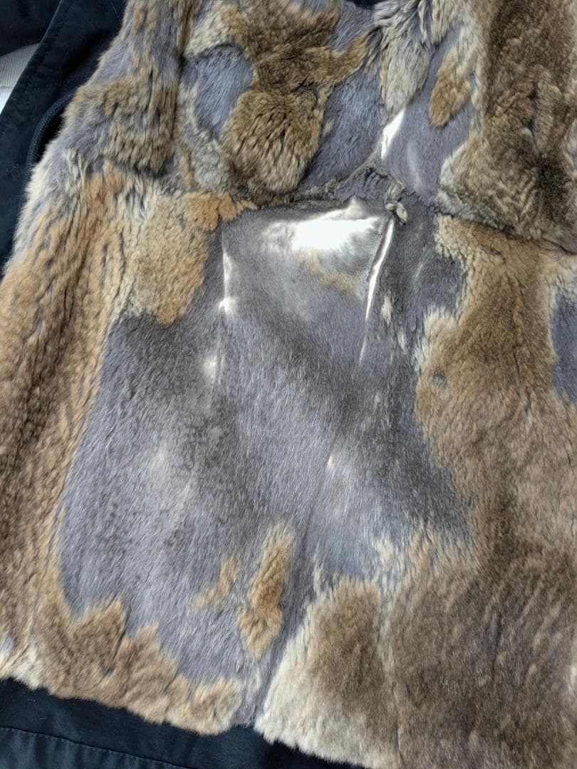 イヴ　サロモン　毛皮インナー付コート