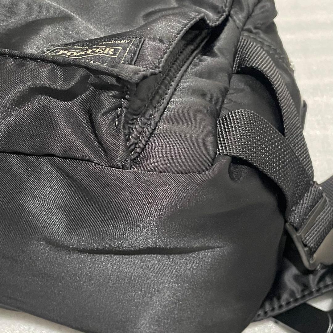 美品✨ PORTER タンカー ボディバッグウエストバック 黒 ヒップバッグ