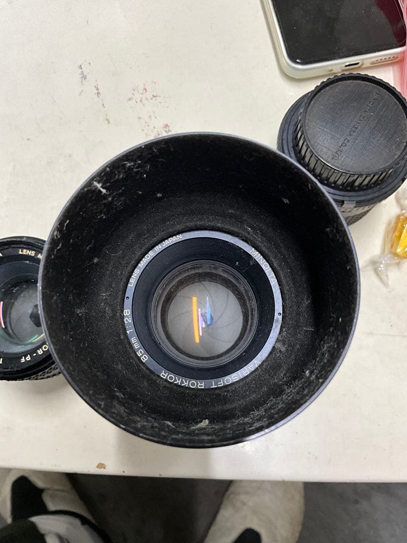 Minolta カメラレンズ　3個セット