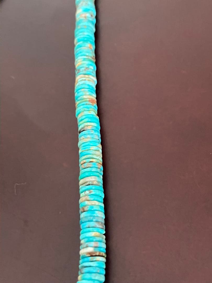 ターコイズ　ヒシ　ネックレス