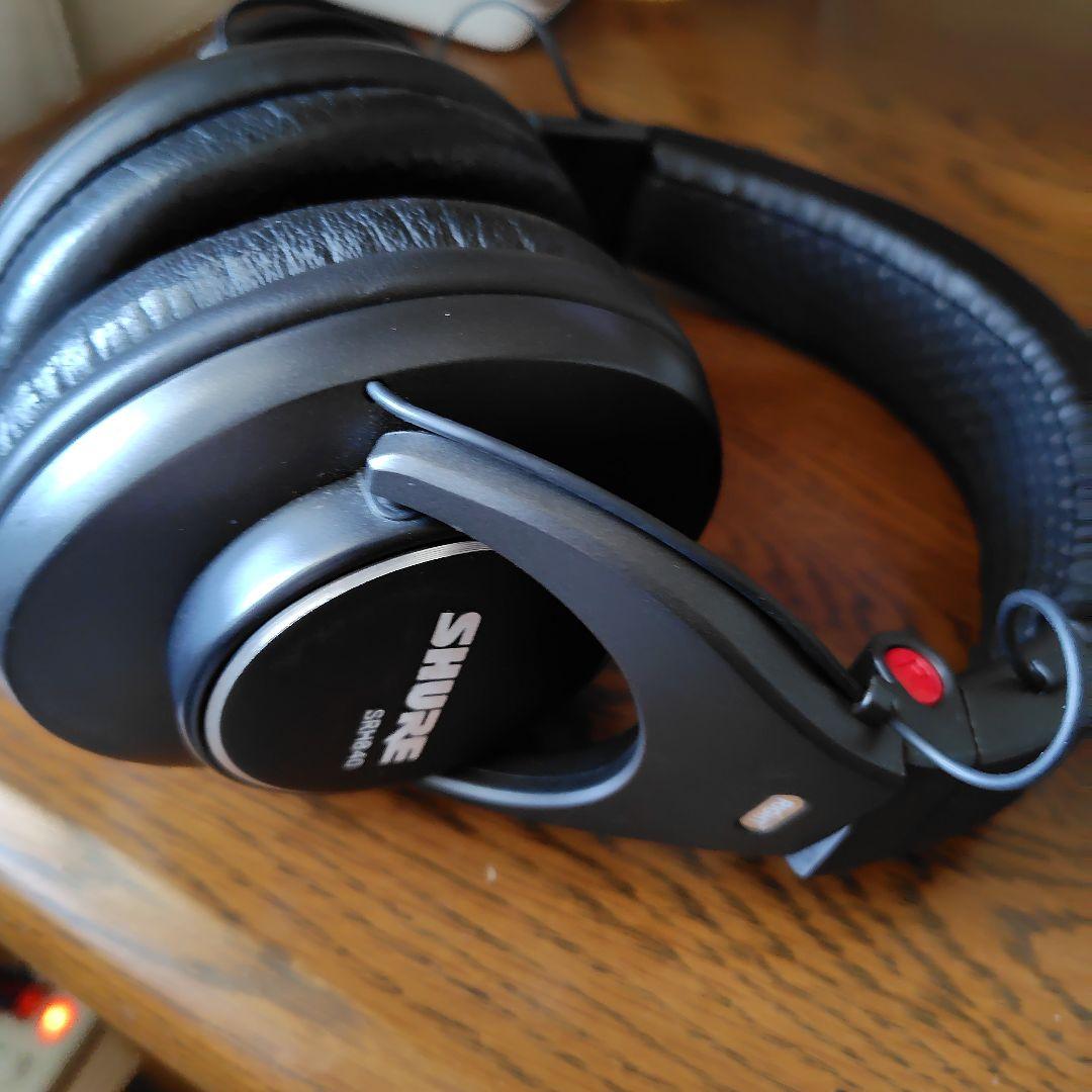 SRH840 shure シュア　モニターヘッドホン