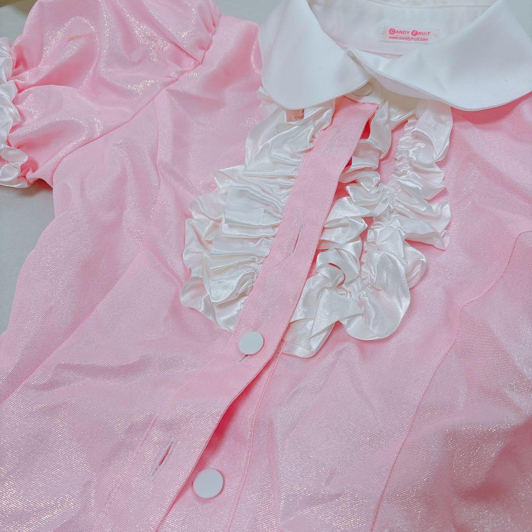 candy fruit キャンディフルーツ 制服　メイド服 ピンク 衣装