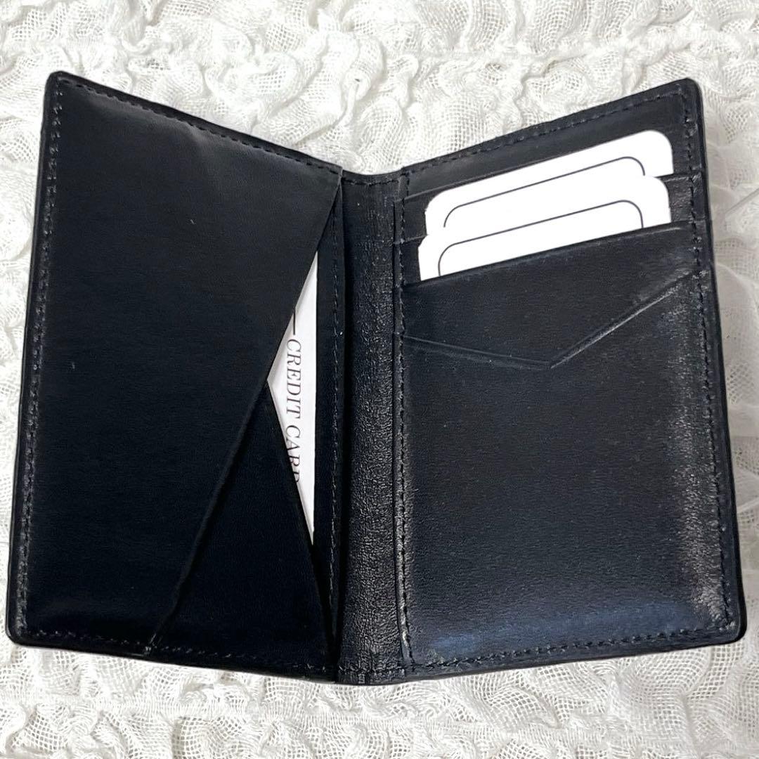 未使用✨希少✨クロコ　ヘンローン社製　最高級　シャイニー　名刺入れ　パスケース