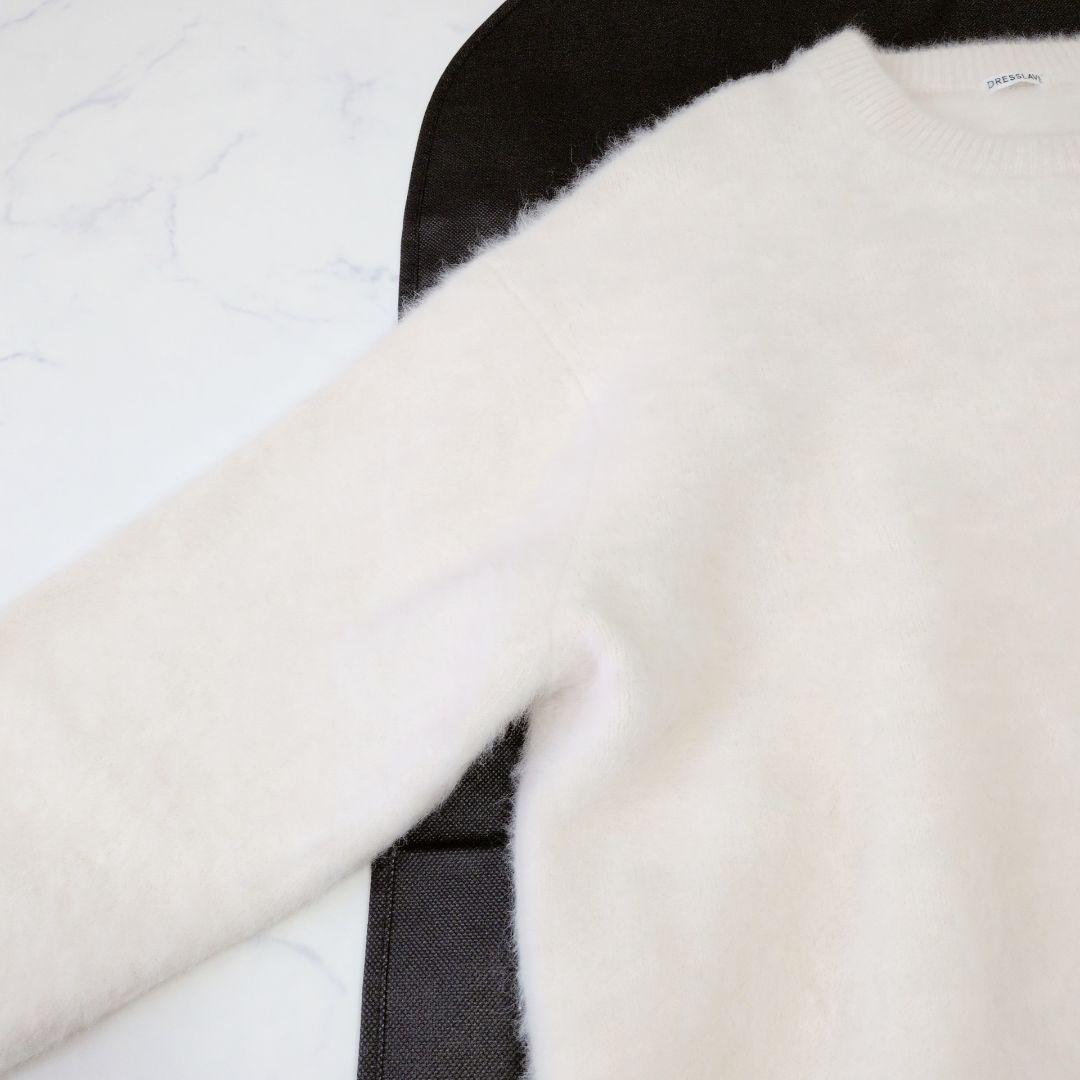 美品✨️DRESSLAVE ドレスレイブ フォックスカシミヤ クルーネック 38