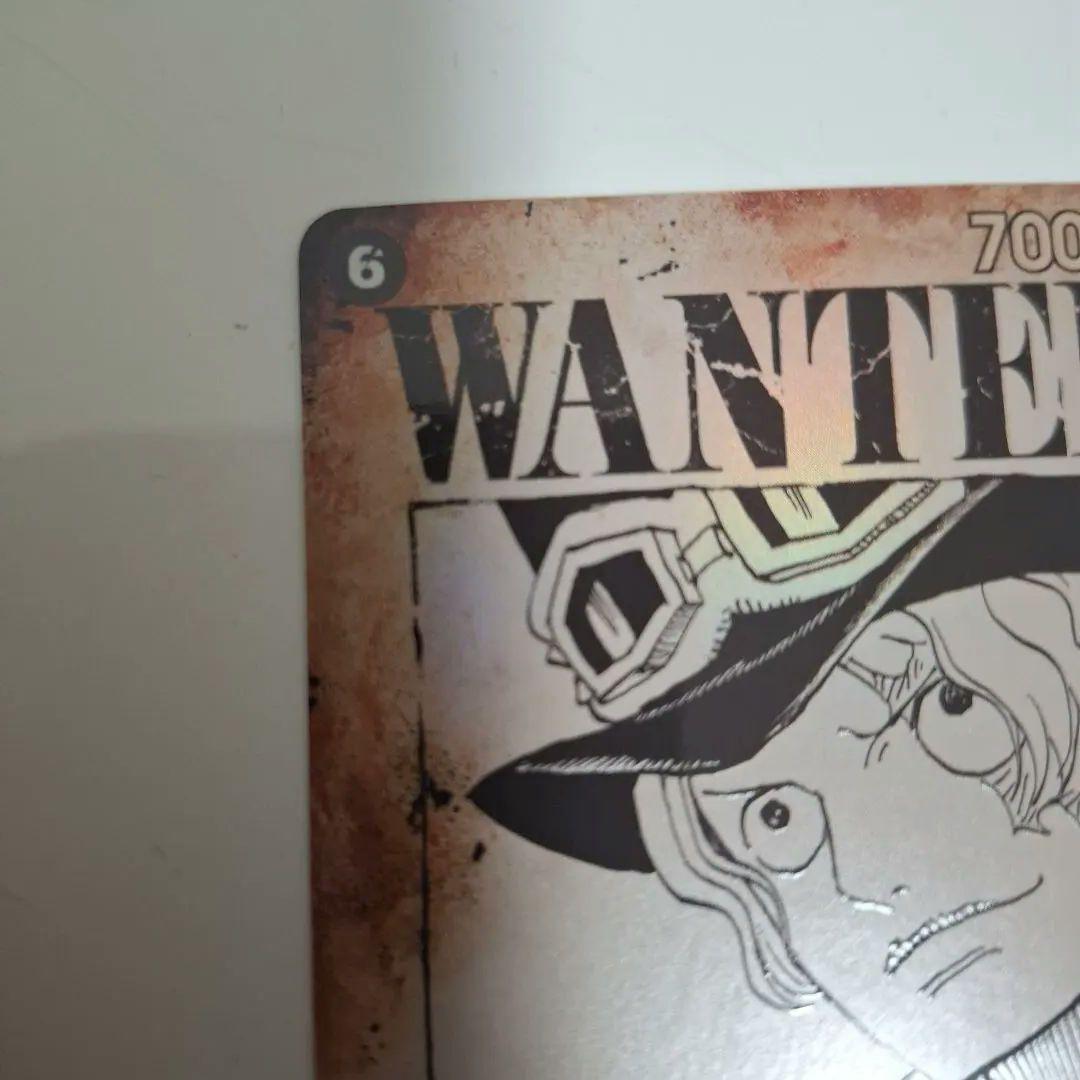 ワンピースカードサボ手配書