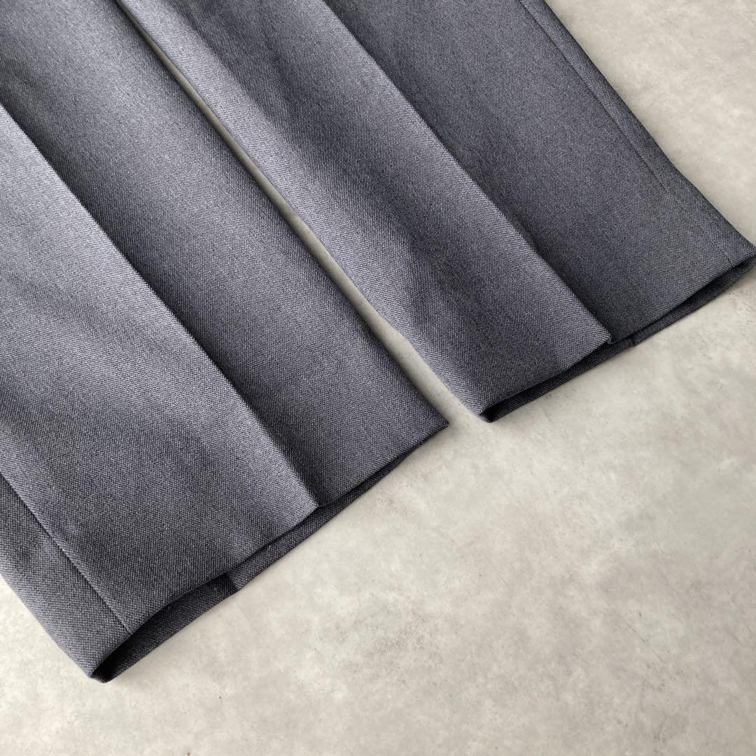 美品✨️インディヴィ パンツスーツ セットアップ ノーカラー 洗える L