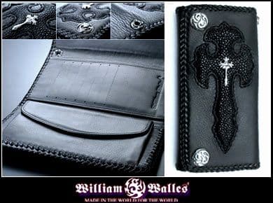 新品定価116000円 ウィリアムウォレス スティングレー 牛革 シルバー925
