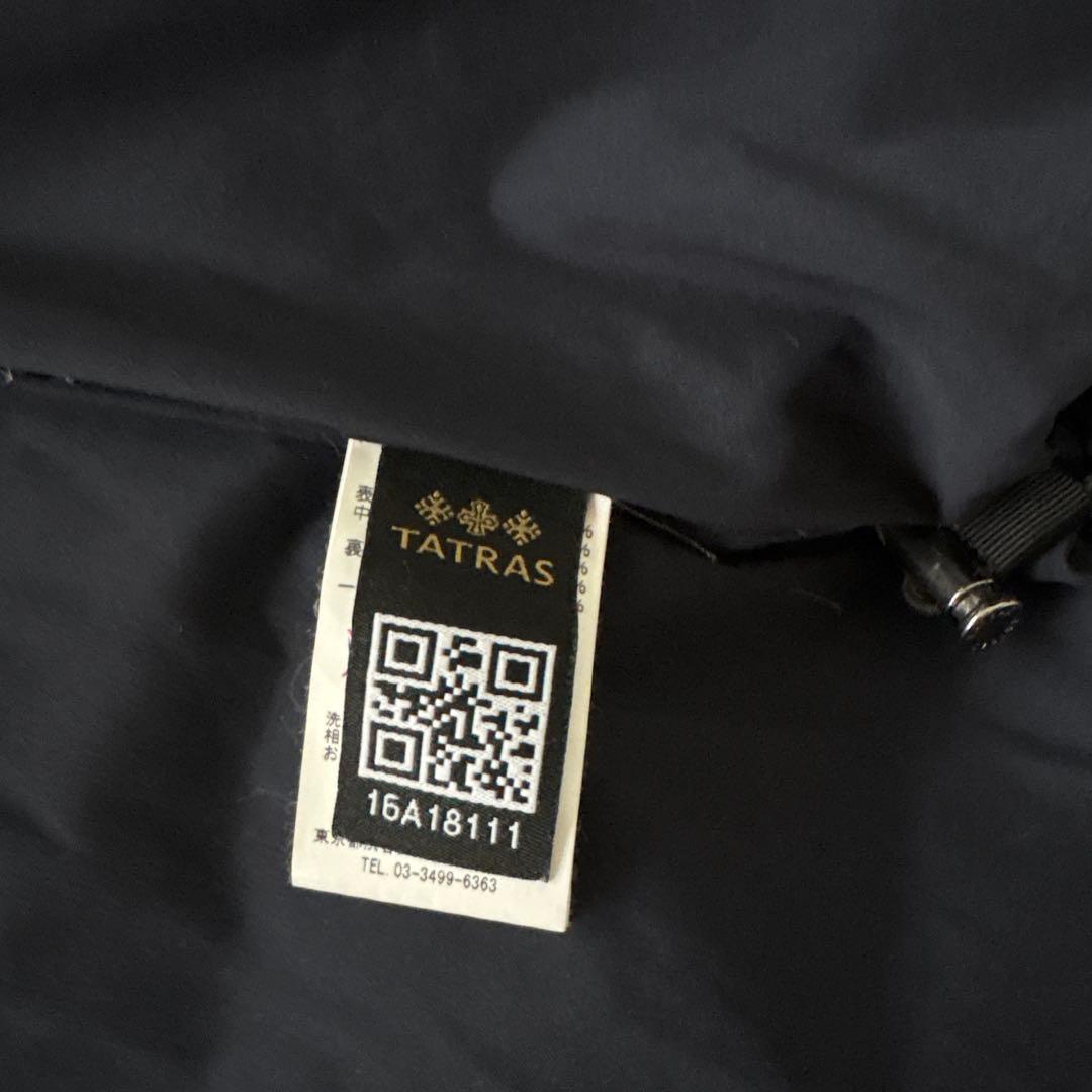TATRAS ロングダウンコート　ネイビー9号