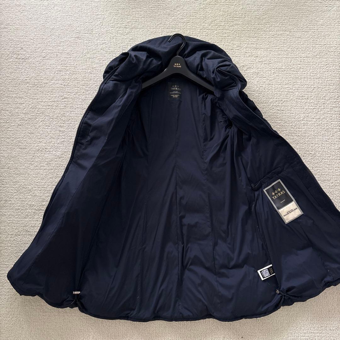TATRAS ロングダウンコート　ネイビー9号