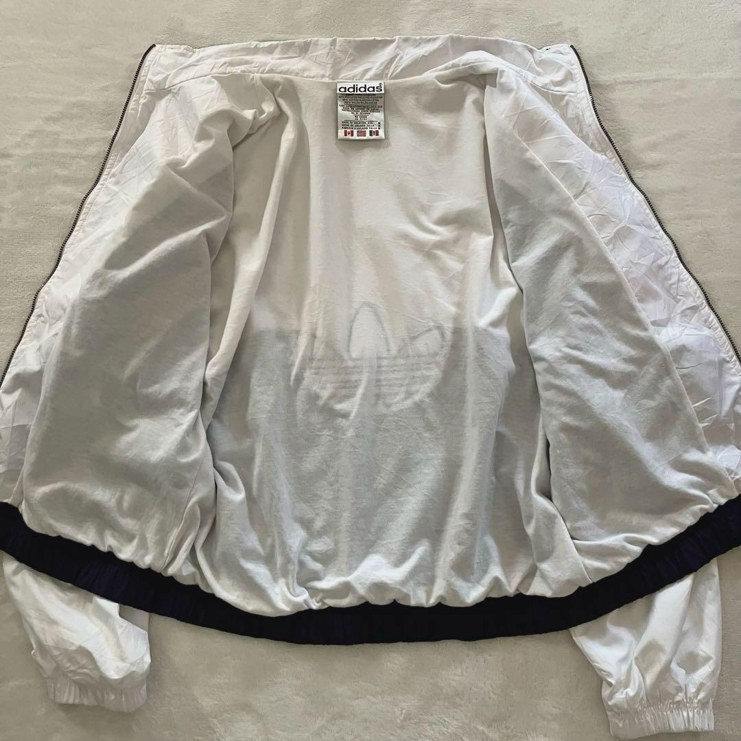 レア好配色◎90s adidas 万国旗 ナイロンジャケット トレフォイル刺繍