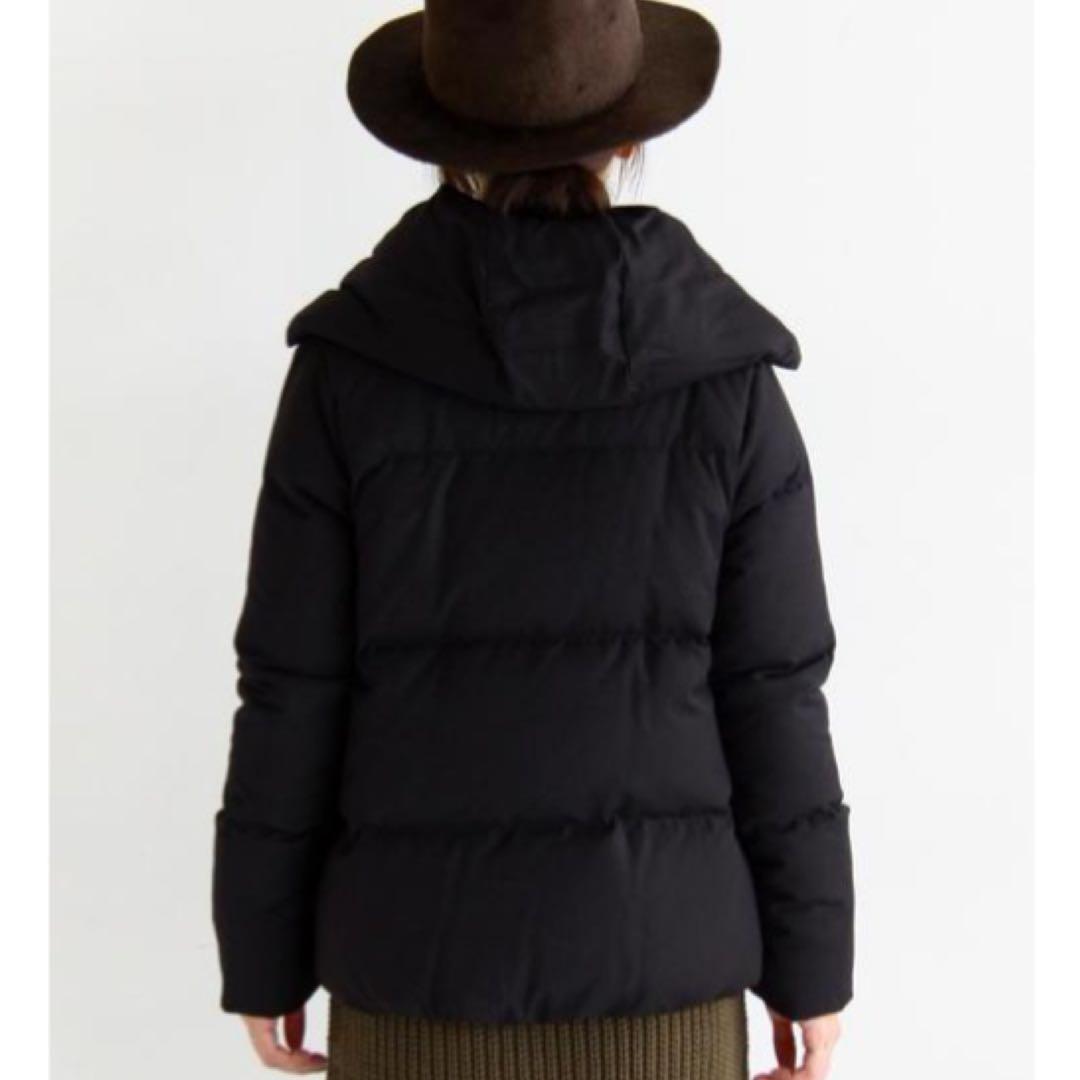 美品＊ビューティ&ユース 2way ショール フード ウール混 ダウンジャケット