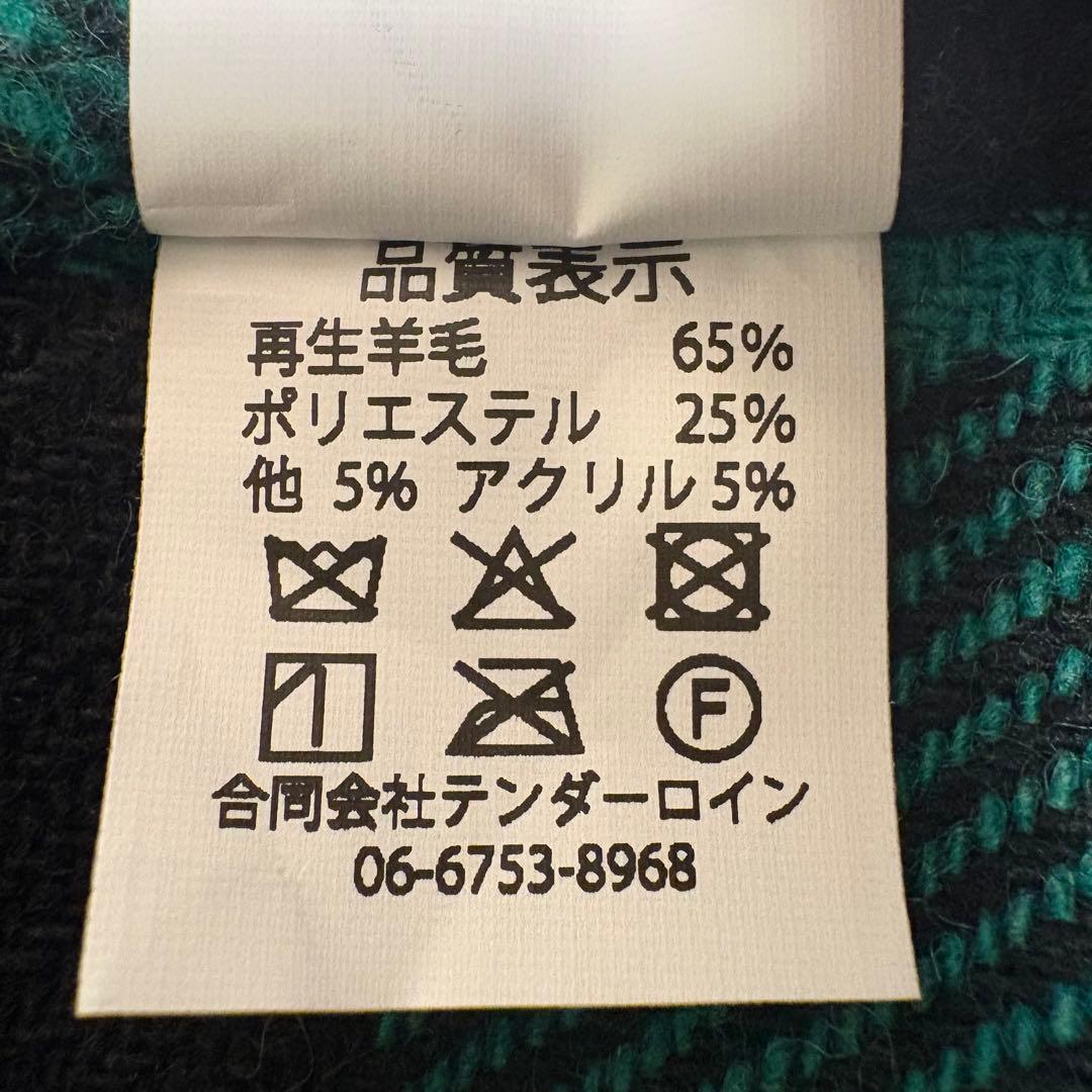 TENDERLOIN バッファローチェックジャケット グリーン