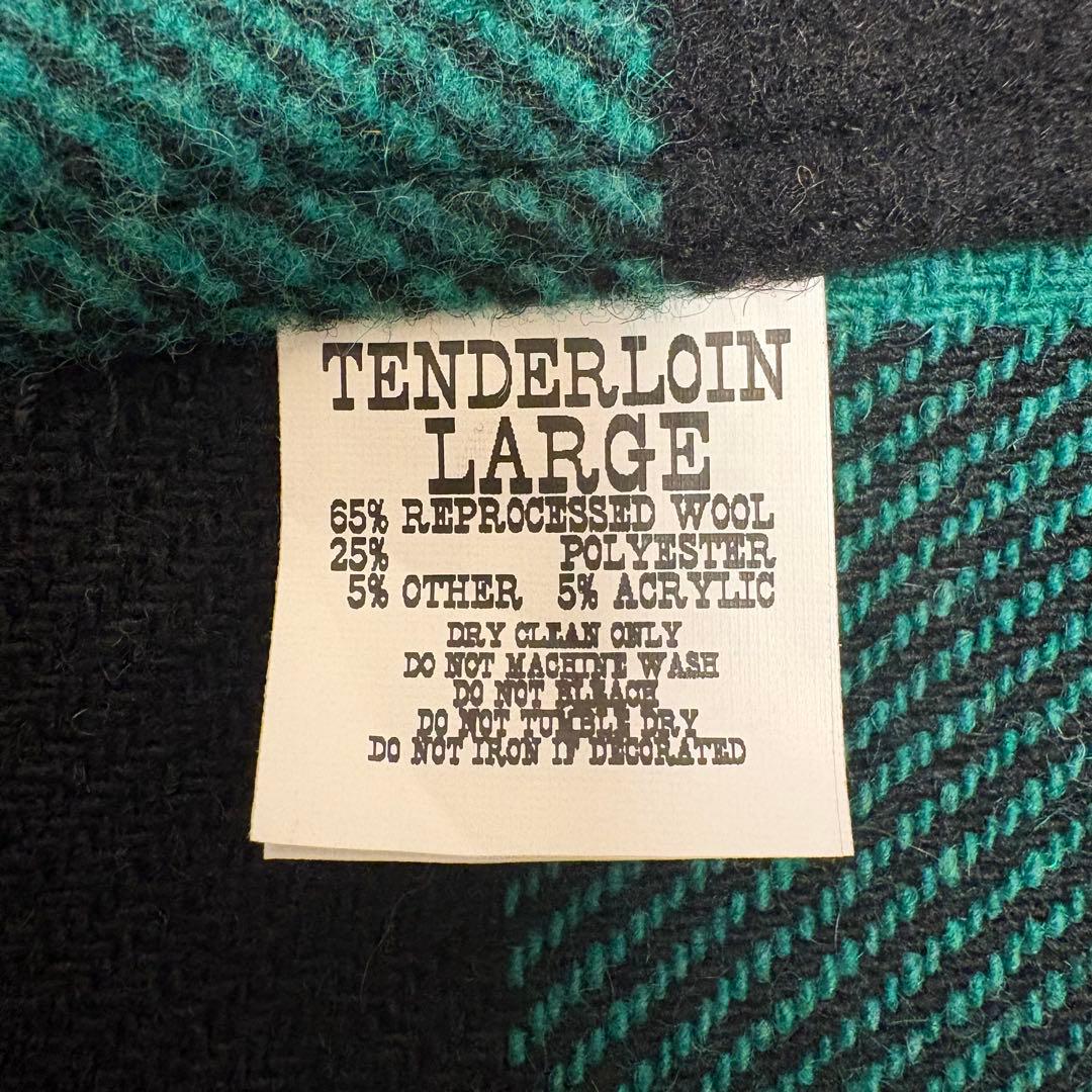 TENDERLOIN バッファローチェックジャケット グリーン