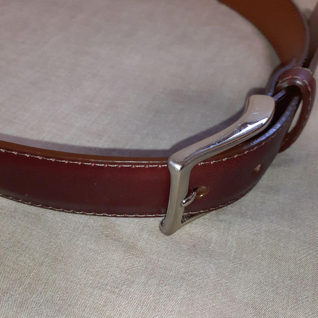 Alden ベルト 34/85 ワインレッド