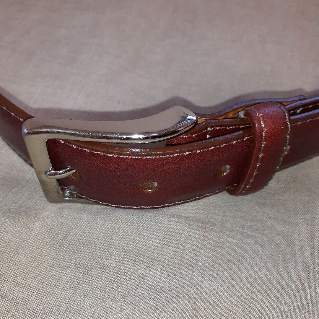 Alden ベルト 34/85 ワインレッド