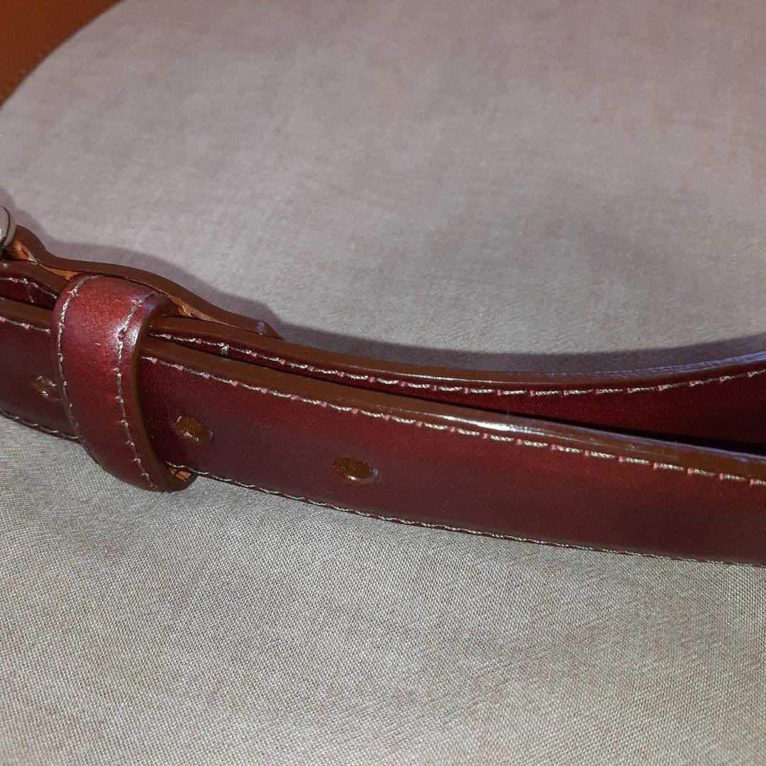 Alden ベルト 34/85 ワインレッド