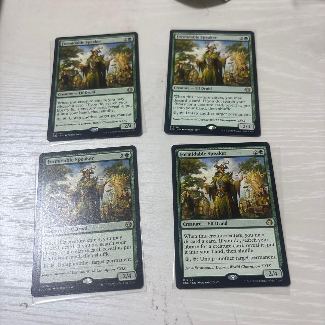 MTG 並外れた語り部/Formidable Speaker 4枚