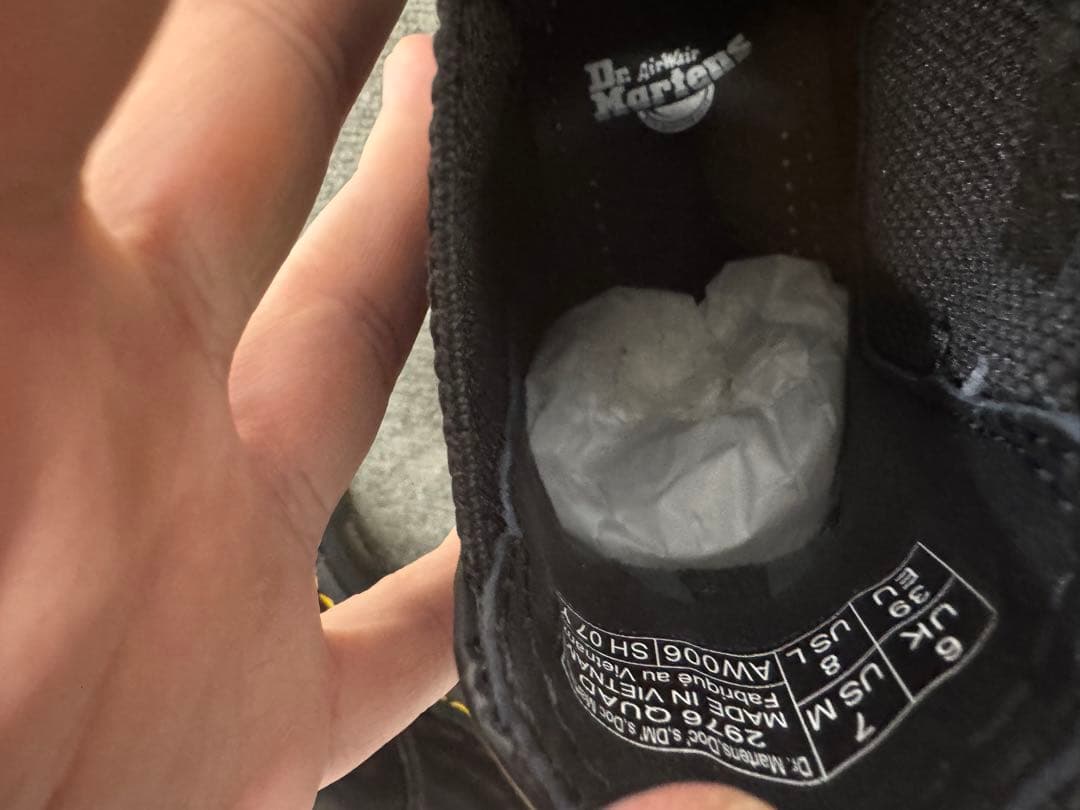 限定【ドクターマーチン】2976 厚底サイドゴアブーツ　UK6