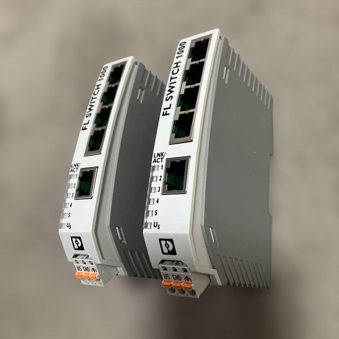 薄型イーサネットスイッチ　FL SWICH 1005N 2点