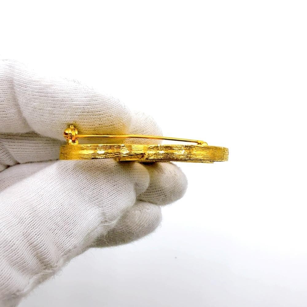 ◇シャネル◇GP×ラインストーン/ココマーク/174/ブローチ/ブランド