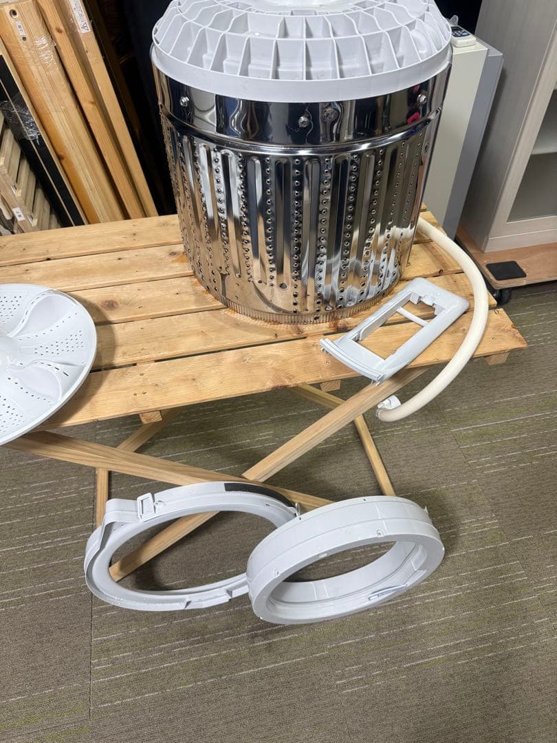 【分解洗浄消毒作業済】Haier 5.5Kg 全自動洗濯機　JW-C55A