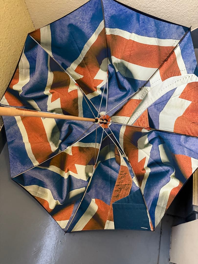 クリスマスセール！Paul Smith ユニオンジャック長傘 メープル1本棒