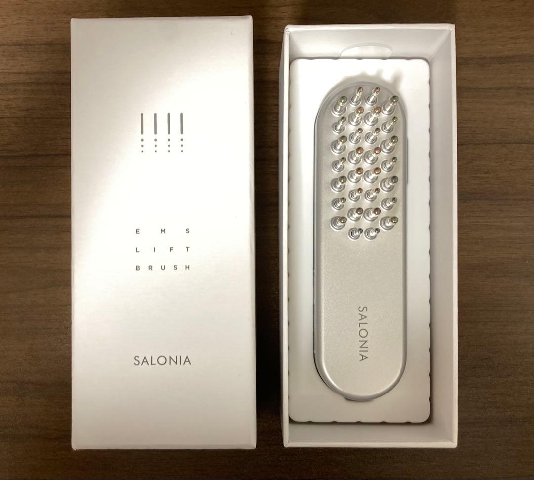 【美品】SALONIA サロニア 電気ブラシ EMS リフトブラシ