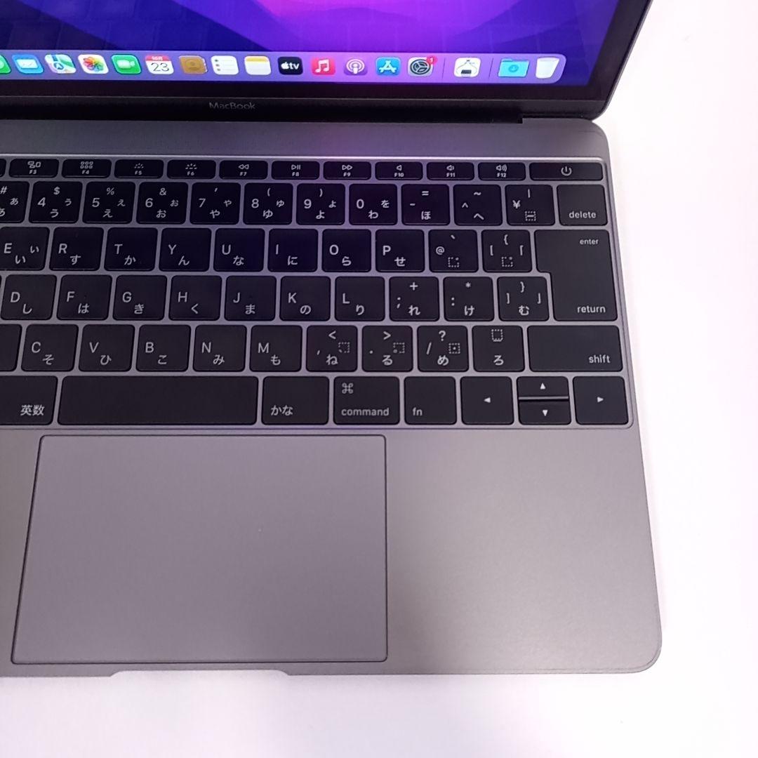 Apple MacBook 12inch グレイ 薄型ノートPC 持ち運びに
