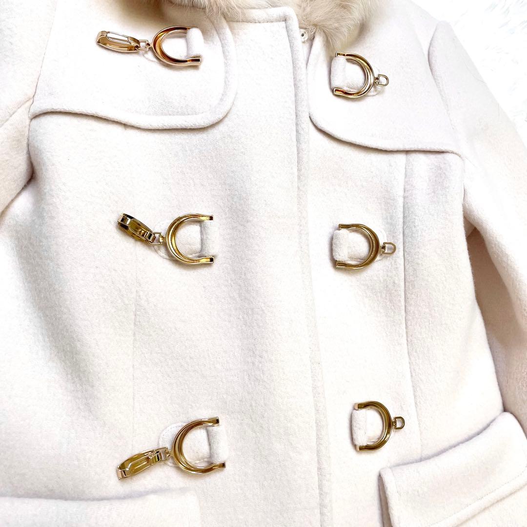 レッセパッセ LAISSE PASSE フード付きダッフルコート38 ミドル丈