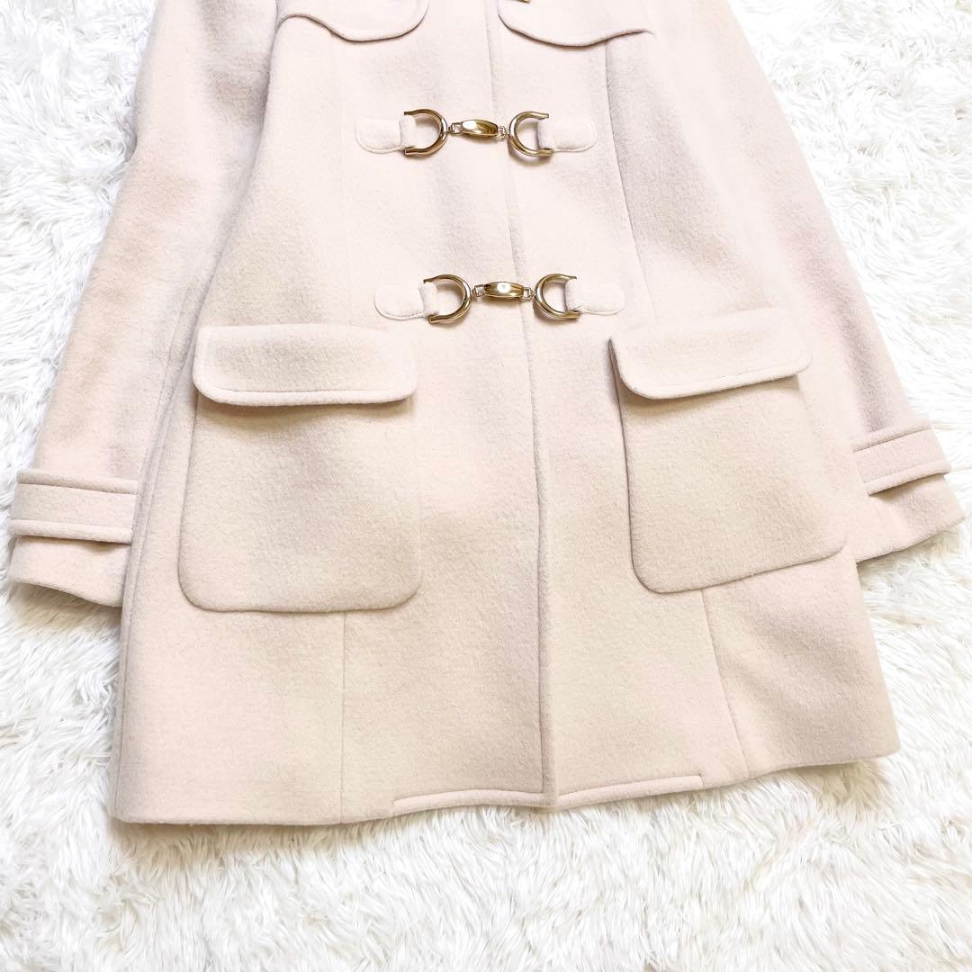 レッセパッセ LAISSE PASSE フード付きダッフルコート38 ミドル丈