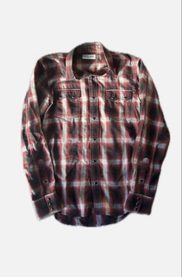 saint laurent エディ　16ss チェックシャツ　木村拓哉