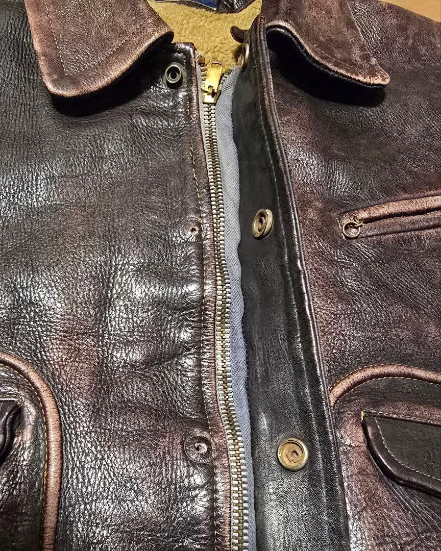 ス*ワ様 60s.国産ビンテージ. レザー ジャケット.ジャパン.ジャンク