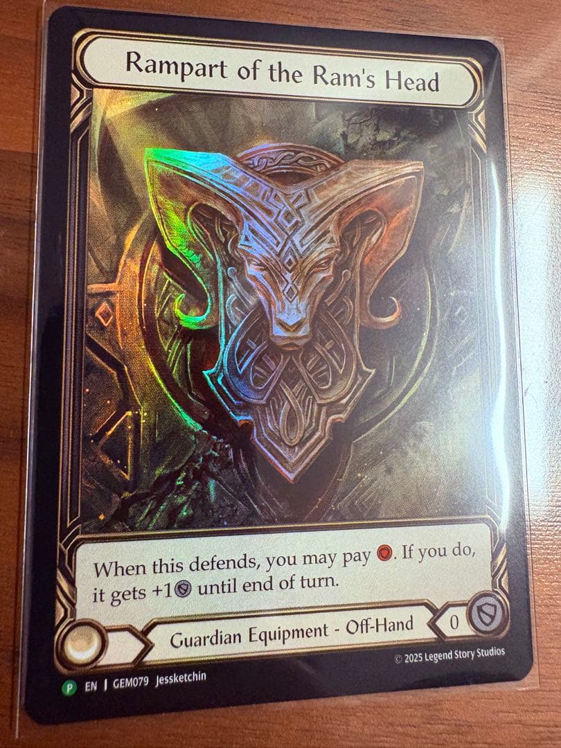Rampart of the Ram's Head プロモ RF 未使用 FaB