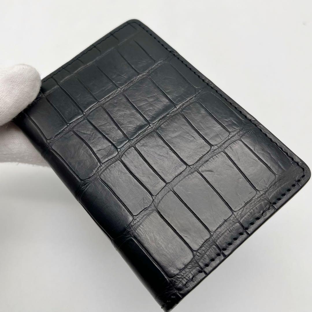 レア　ルイヴィトン オーガナイザードゥポッシュ　名刺入れ　黒　クロコダイル