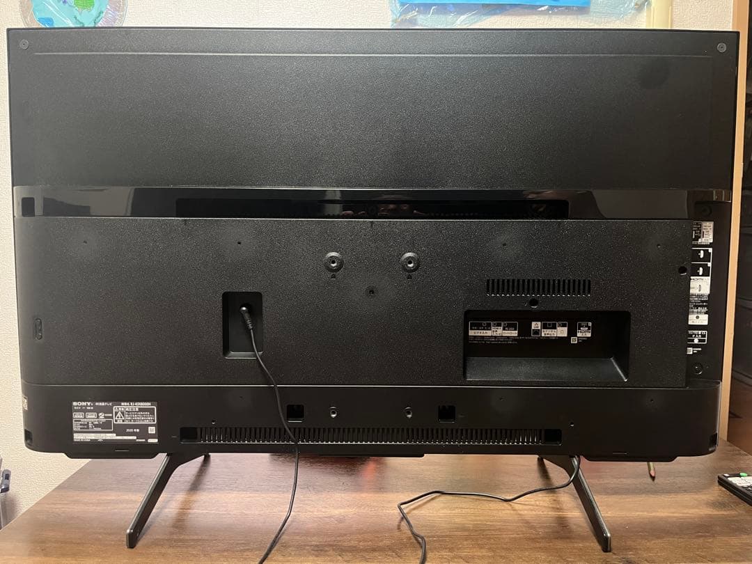 【ジャンク品】SONY KJ-43X8000H 4K液晶テレビ 43V