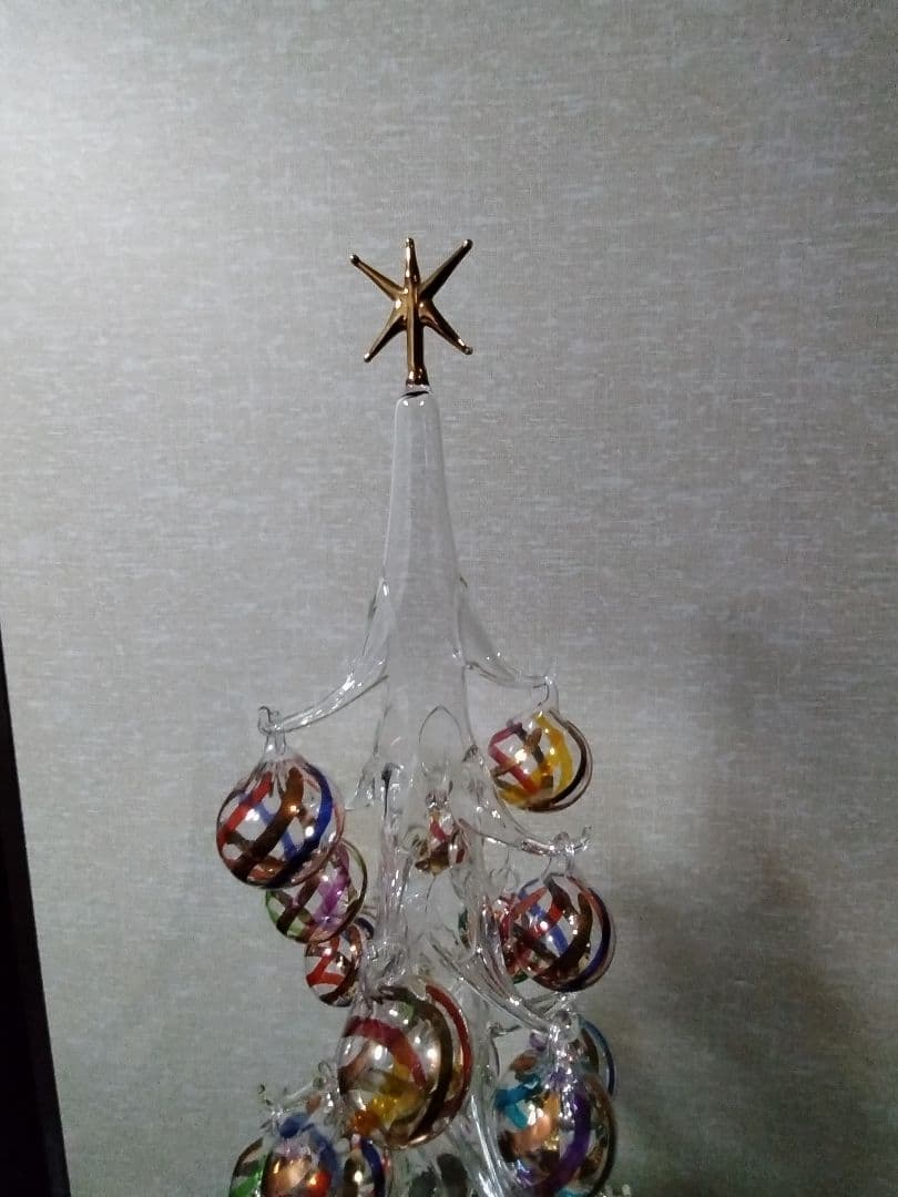 イタリア「SoffieriaParise」 ガラス細工クリスマスツリー